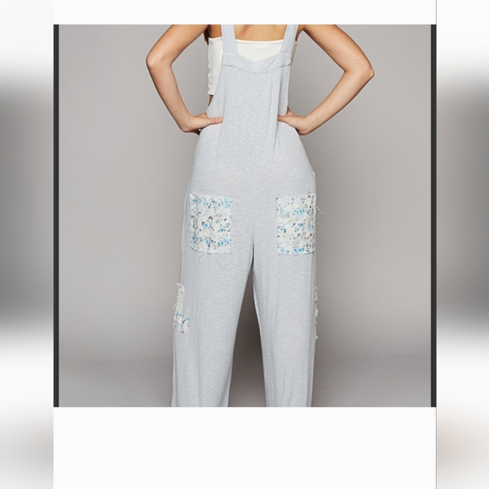 ๐ POL Light Blue Jumpsuit - Picture 2 of 4